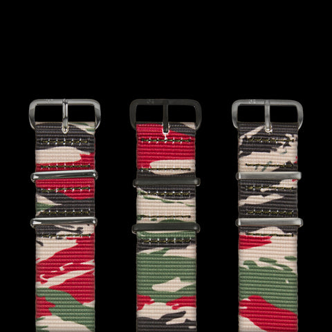 KH x Crown & Buckle Lizard Camo Premium NATO Strap